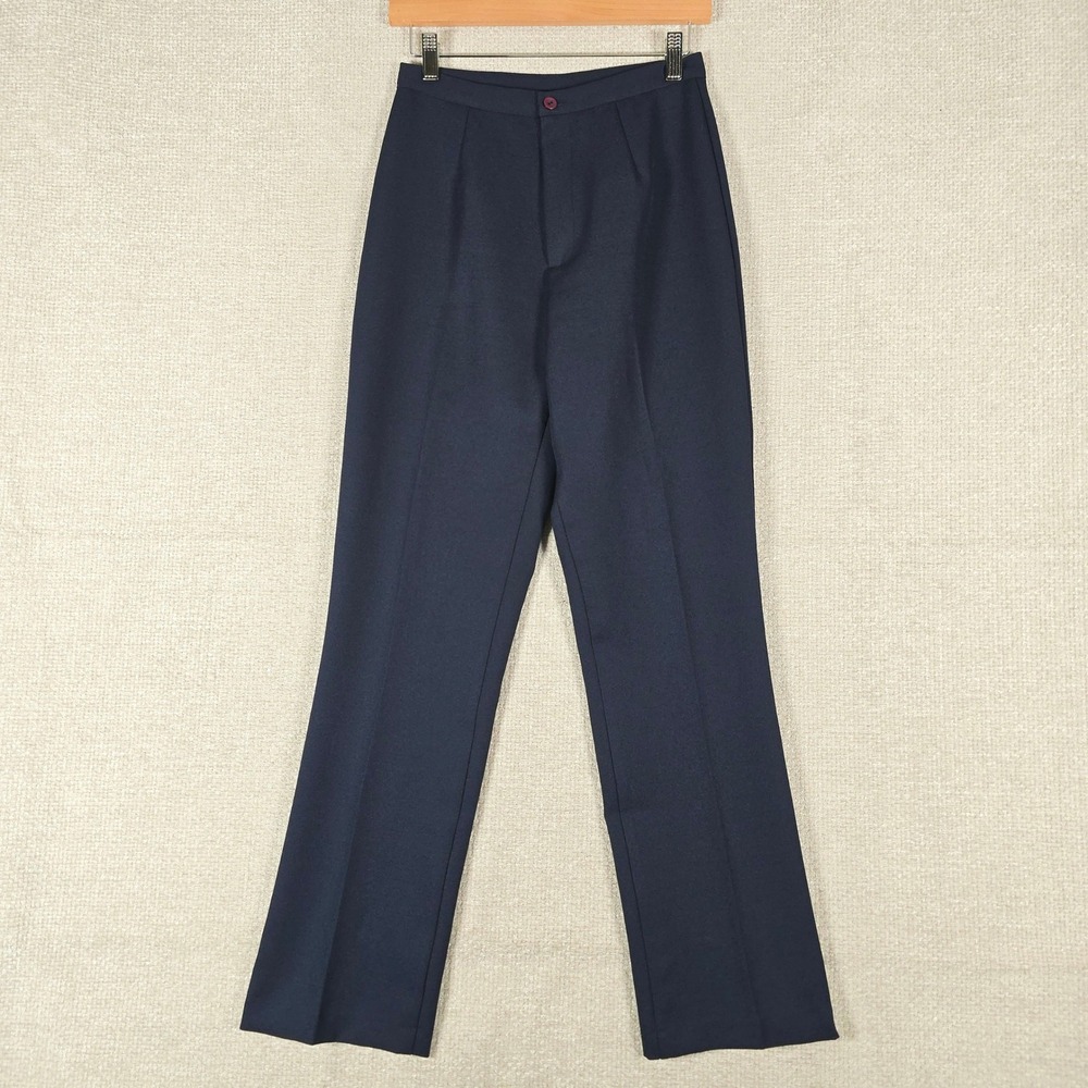 Byer Too California Vintage Navy‎ Blue High Waisted Straight Leg Pants Size 7
